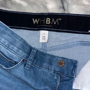 White House Black Market Light Blue Denim